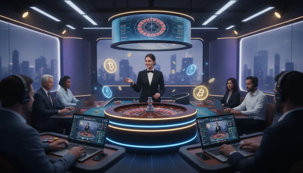 Kripto Destekli Canlı Krupiye Heyecanı